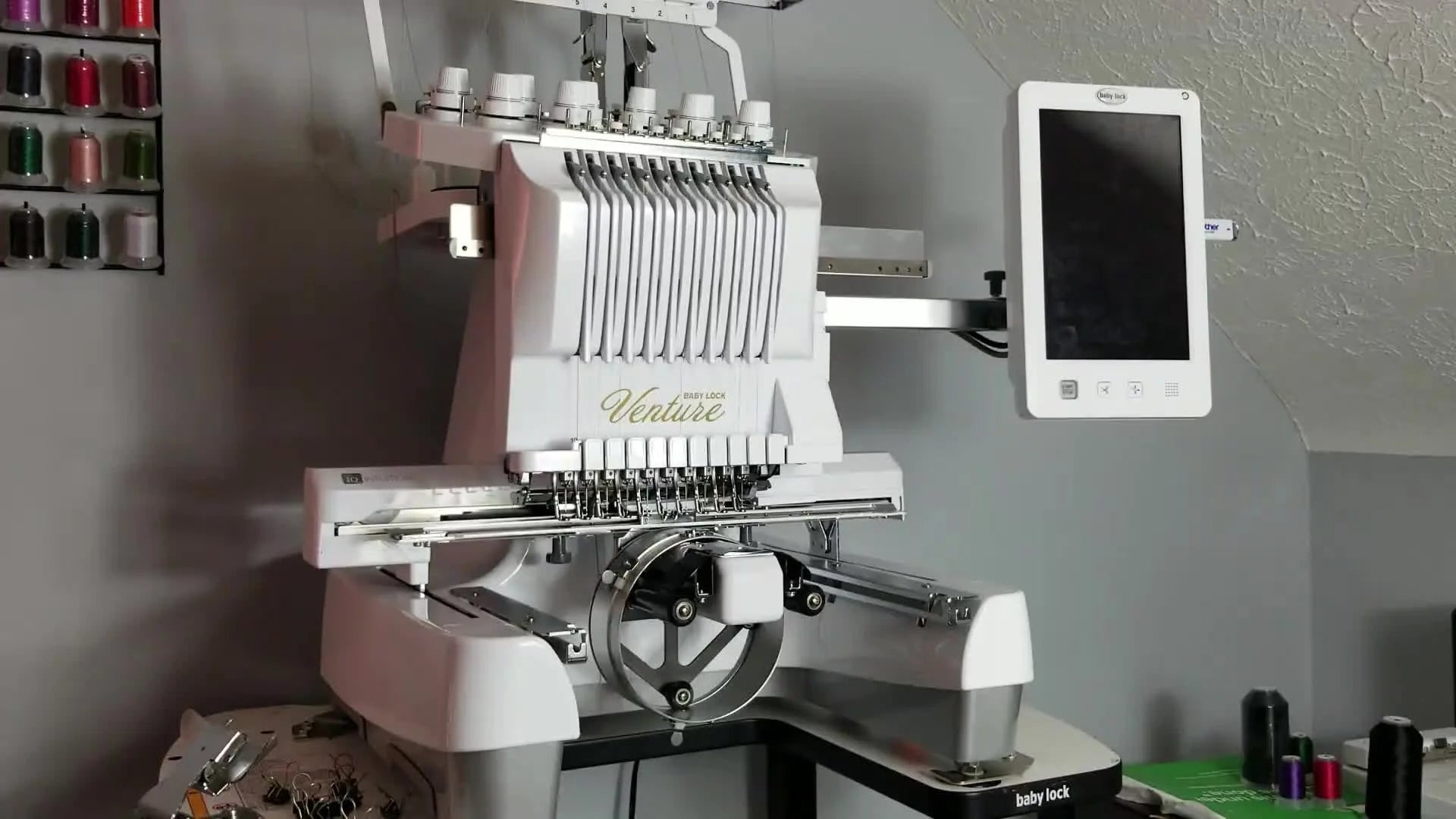 Threading the Baby Lock Venture 10-Needle Without the Headache: A Shop ...