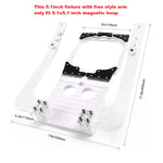 Fixture with Free Style Arm Part for 5.1 inch or 6.9 inch hoop for Ricoma Embroidery Machine