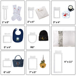 8in1 Magnetic Hoops for Richpeace Embroidery Machines