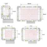 Magnetic Embroidery Hoop (Long-bar Magnets) for Brother NQ1700E NQ1600E VM5200 VE2300 etc. Innov-is BabyLock Embroidery Machine