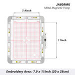 JA809MK Magnetic Embroidery Hoop (Long-bar Magnets) for Janome MC 500E 450E 550E Embroidery Machine