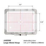 JA809M Magnetic Hoop 200x280mm 7.9x11 inch for Janome MC 500E 450E 550E Embroidery Machine