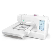 Maxstitch Middle Computerized Home Embroidery Machine – 7.9″ x 11″ Large Hoop, 7″ Touchscreen, USB, Auto Threading, Starter Bundle for DIY & Small Business