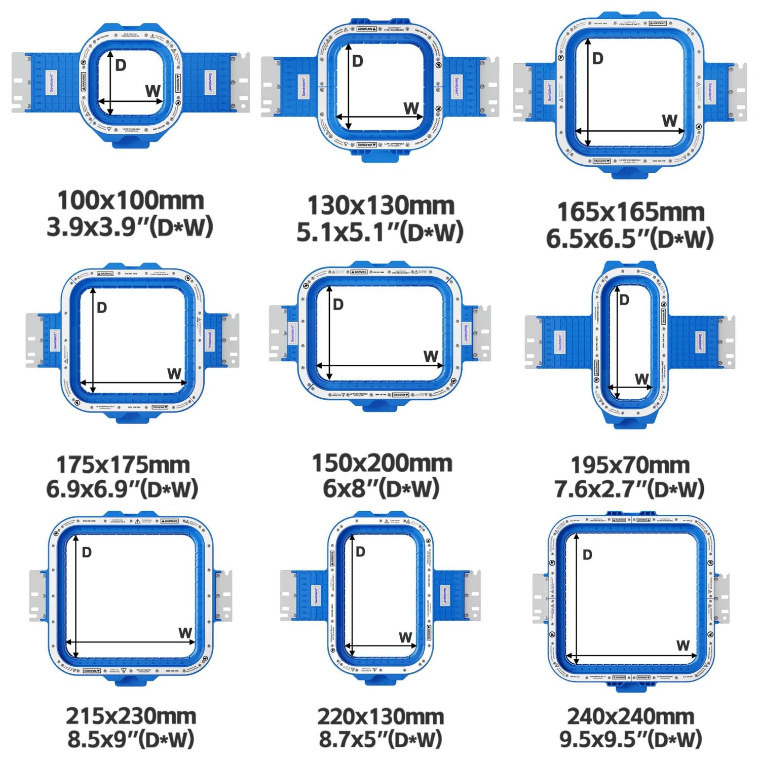 Tajima SAI embroidery frame