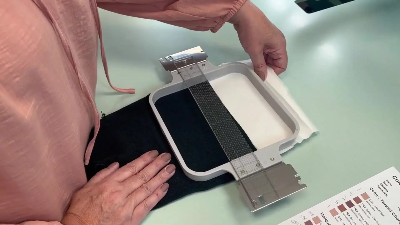 Beanie Embroidery That Doesn’t Distort: Magnetic Hoops, Sticky Stitch, and the “Release Paper” Save