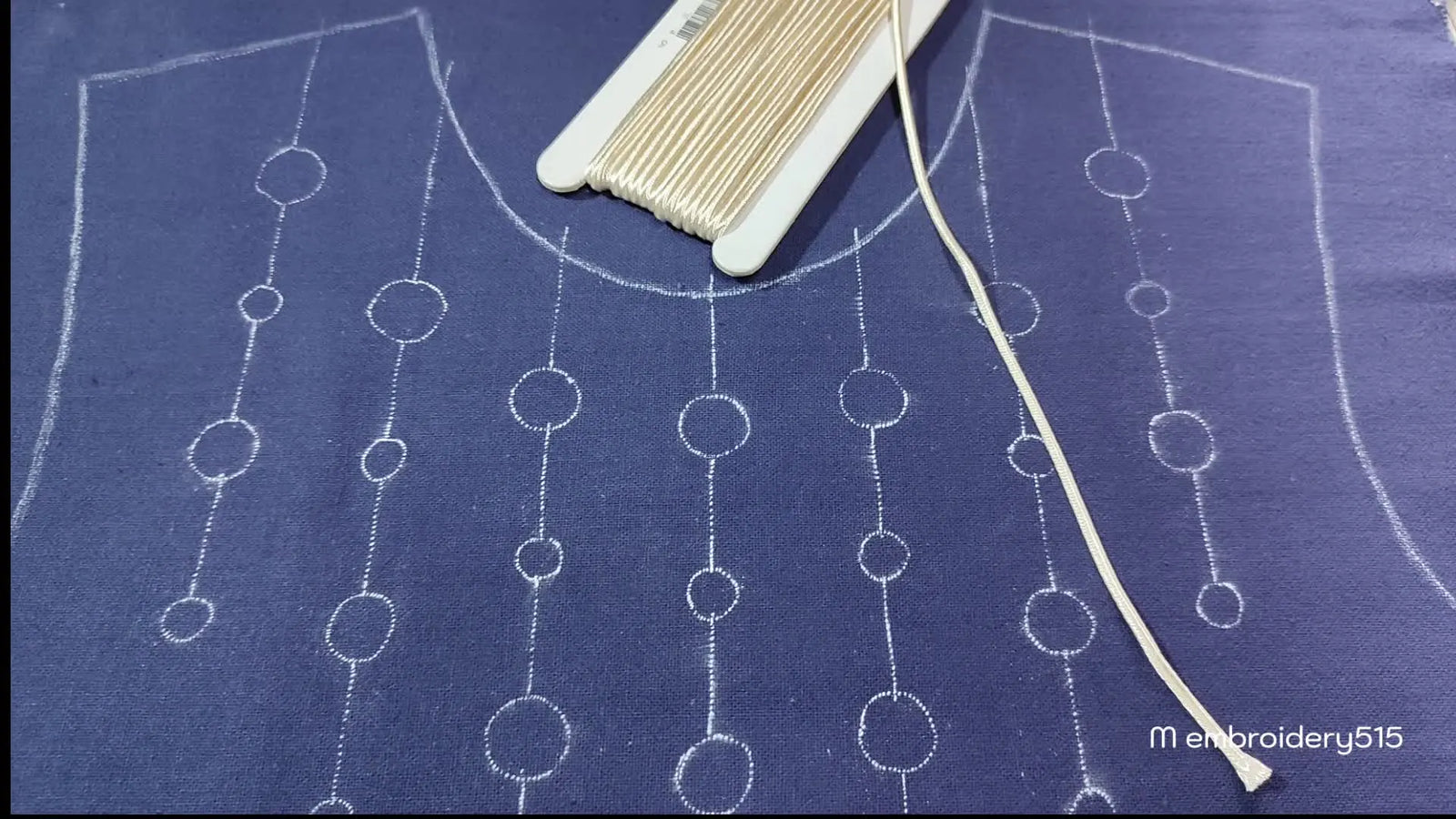 Yarn Braid Machine Embroidery: A Complete Neckline Guide