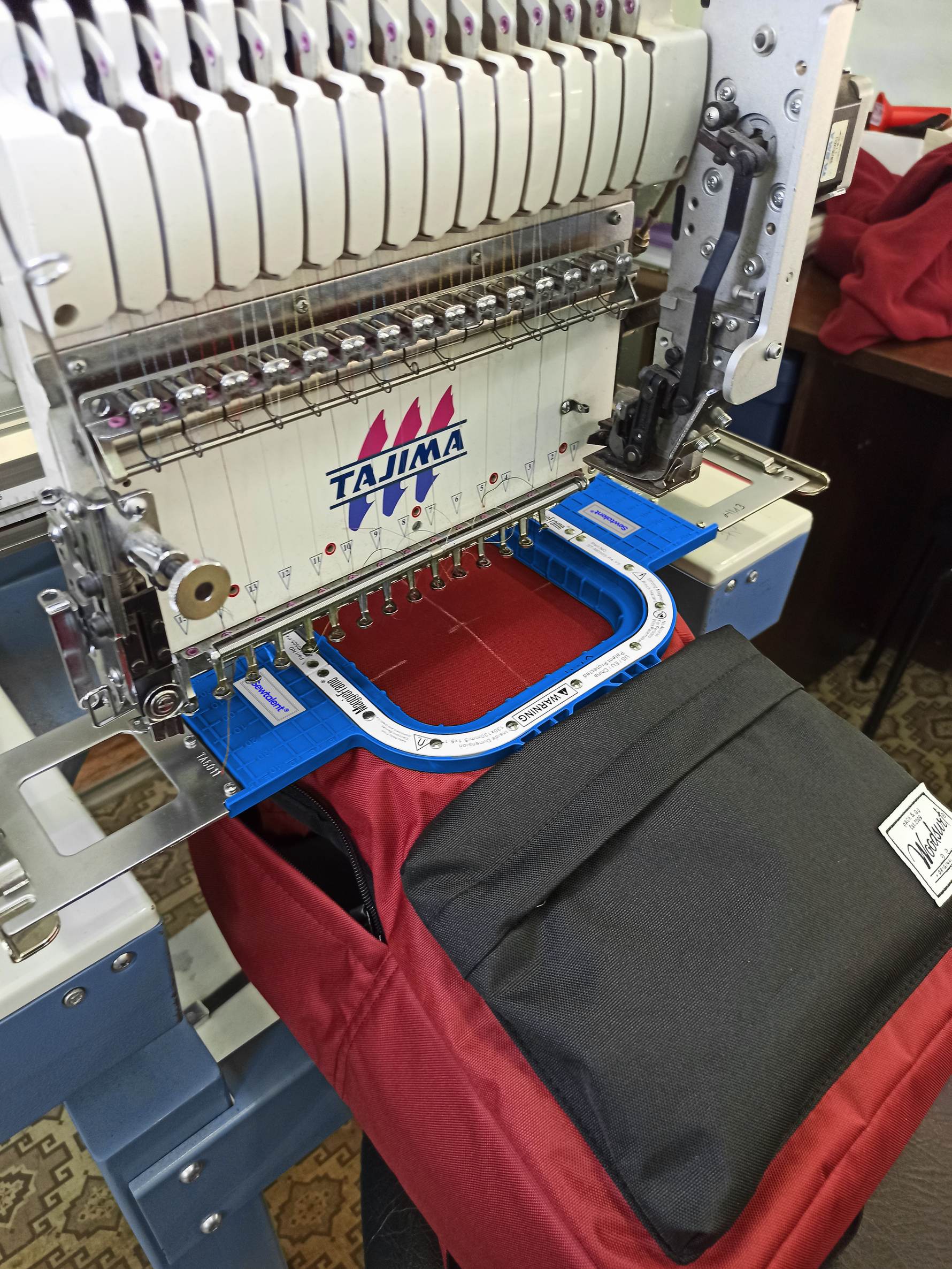 penguin embroidery