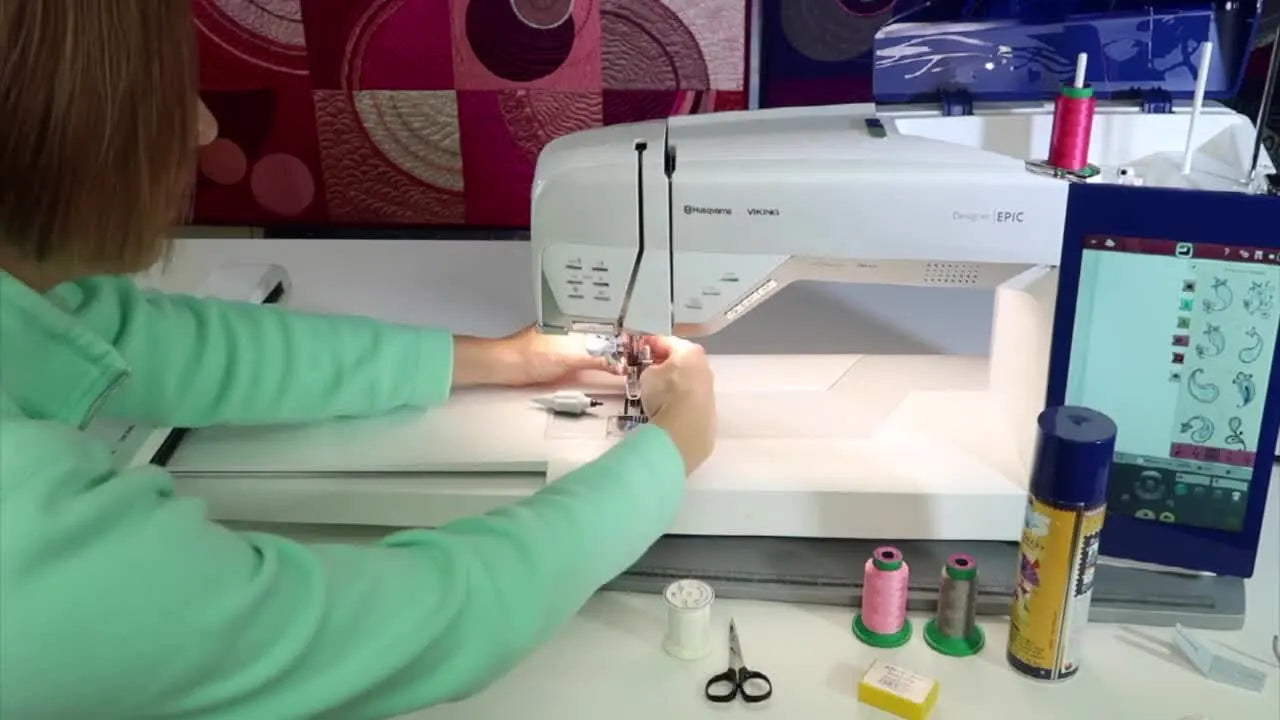 Switching the Husqvarna Viking Designer EPIC to Embroidery Mode (Without Breaking Needles or Smacking the Wall)