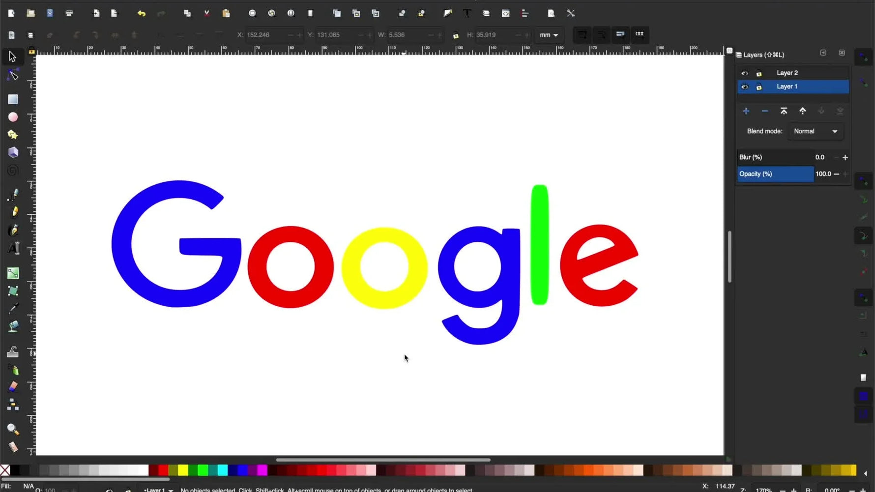 Ink/Stitch Params and the stitch simulator previewing a logo while density and angle settings are adjusted before export.