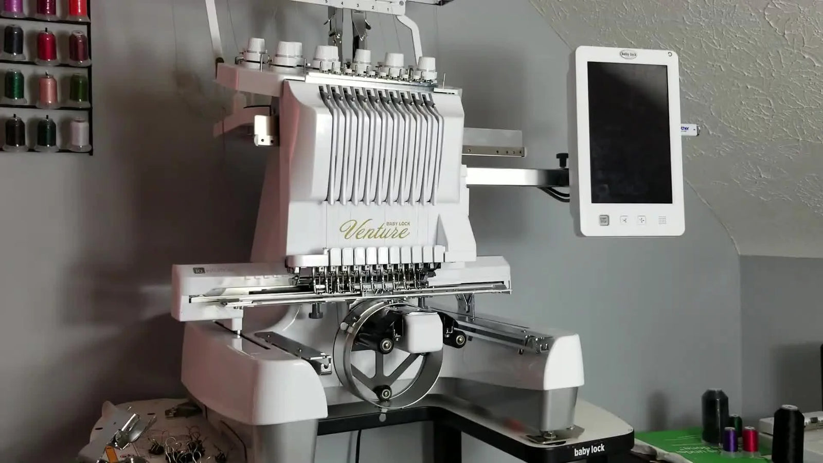 Threading the Baby Lock Venture 10-Needle Without the Headache: A Shop-Pro Walkthrough (Plus Cap Driver Setup That Won’t Slip)