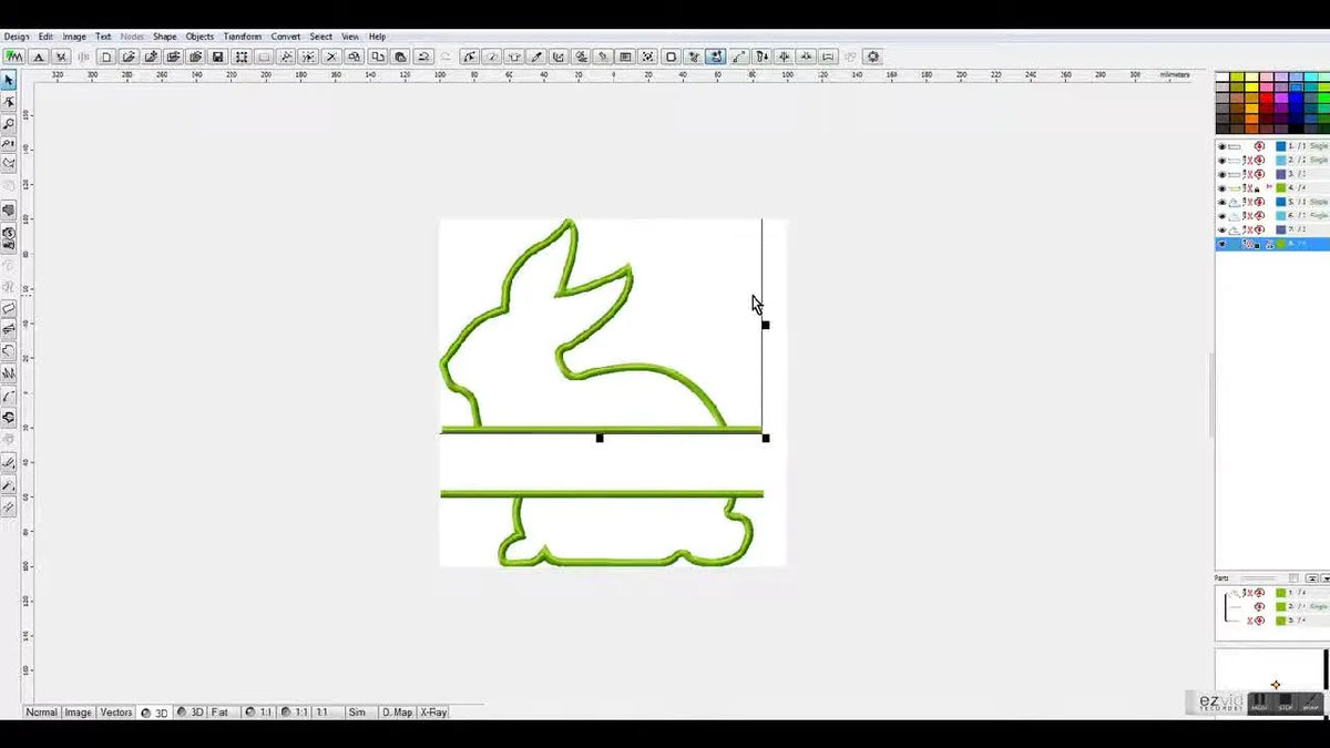 Split-Frame Appliqué Digitizing in Wilcom-Style Software: Clean Placement Lines, Smart Tack-Down, and a 4 mm Satin Border That Actually Stitches Well