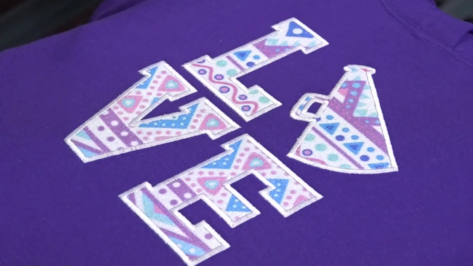 Sublimated Glitter Rip-Away Appliqué on a ZSK Sprint 6: The Hoodie Method That Looks Premium (and Stays Put)