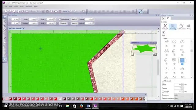 From Simple Cut to Janome .JEF: The Appliqué Workflow That Actually Catches the Fabric Edge (Mirror Style + Offset Done Right)