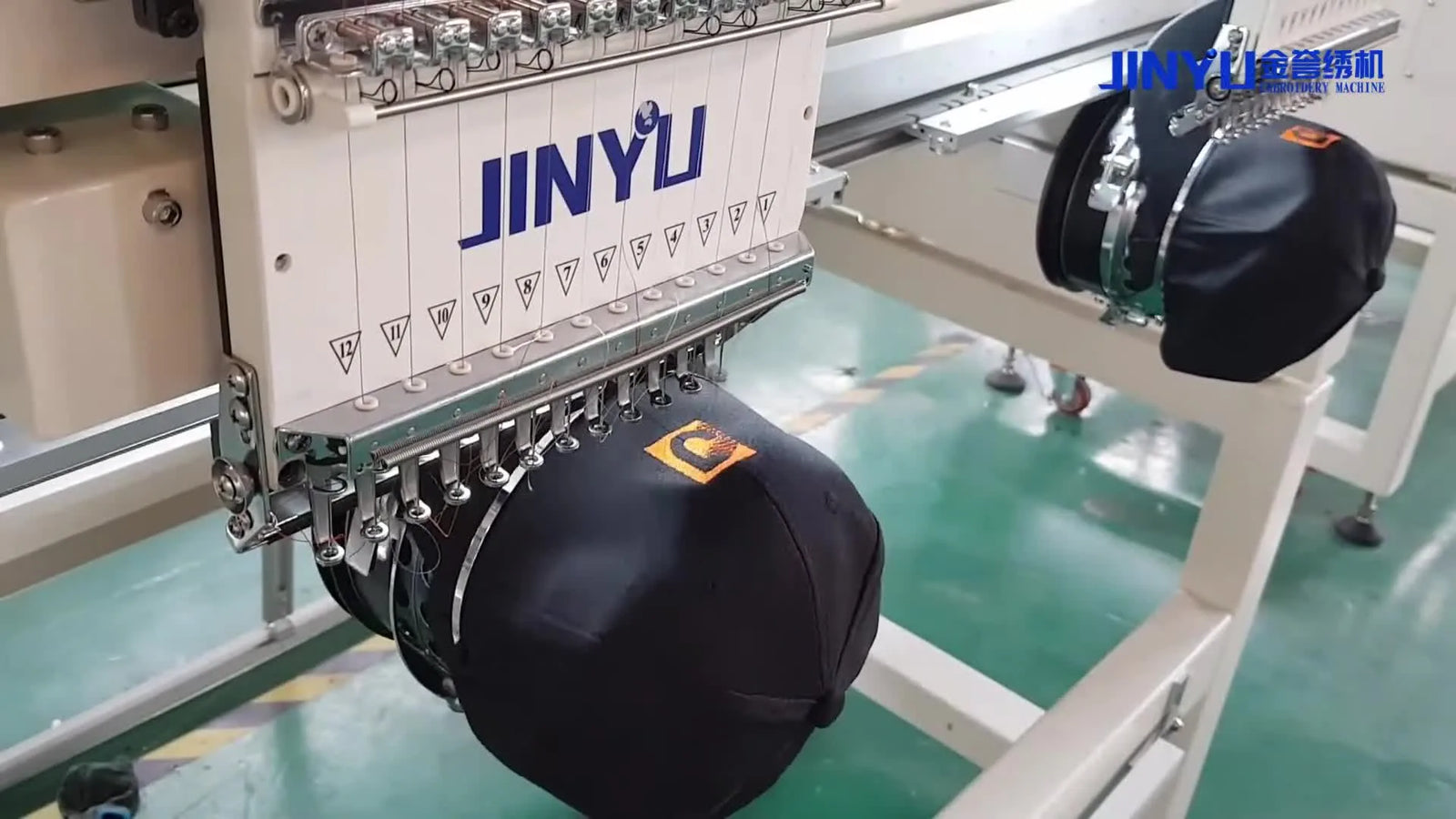 JINYUE Cap Embroidery: Complete Setup, Hooping, and Operation Guide