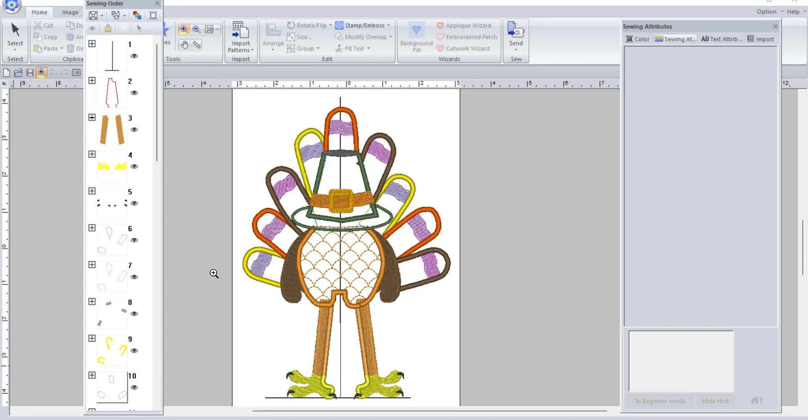 Stop Fighting the Side Seam: Stitch a Thanksgiving Turkey Appliqué on T-Shirts & Sweatshirts Without Crooked Placement or Bulky Edges