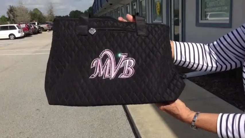 From Stitches to Sparkle: Creating a Custom Rhinestone & Embroidery Bag
