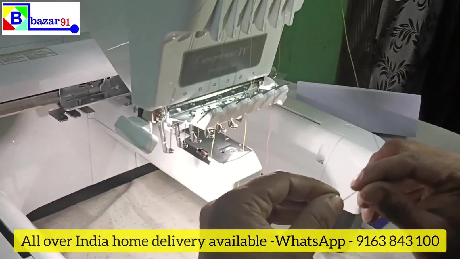 Brother PR680W: Delivery, Setup, Threading, and First Stitches in Imphal