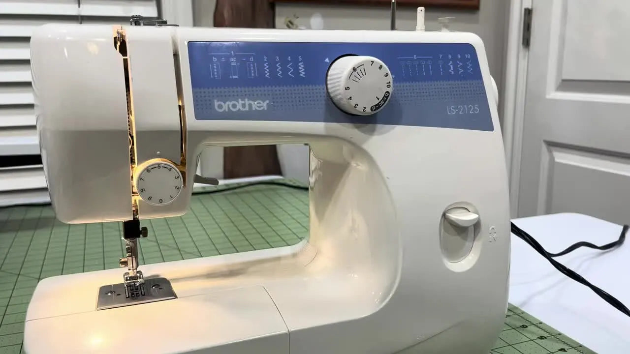 Full view of Brother LS-2125 sewing machine