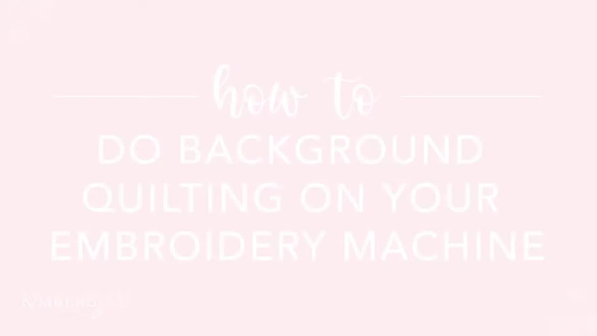 Kimberbell Background Quilting: A Step-by-Step Tutorial