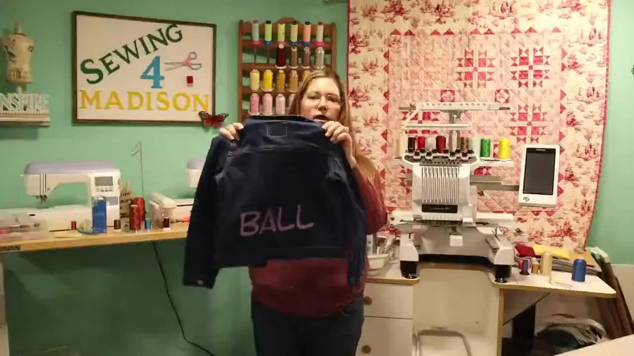 Personalize a Jean Jacket: Machine Embroidery Tutorial