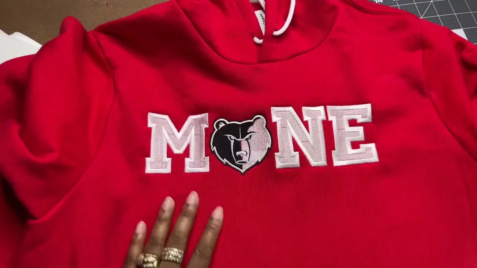 Flip, Don’t Mirror: Clean “MANE” Hoodie Embroidery on a Ricoma EM1010 (Without Fighting the Bulk)