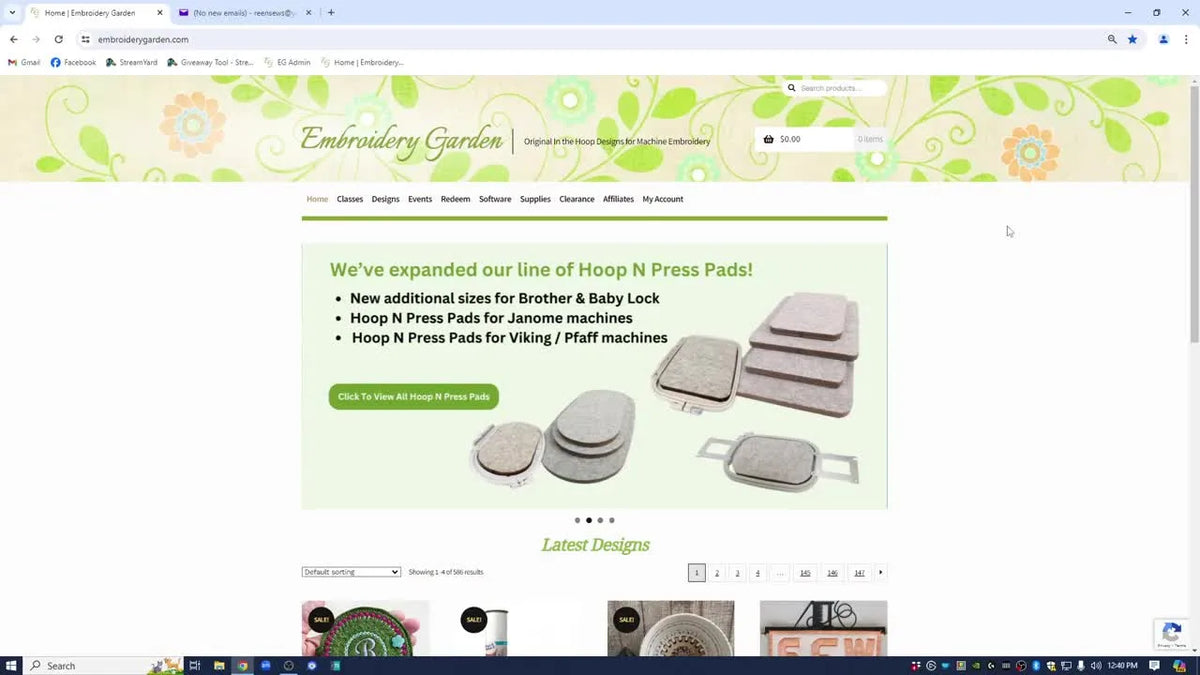 Embroidery Garden Online Course Guide: Purchase and Access Tutorial