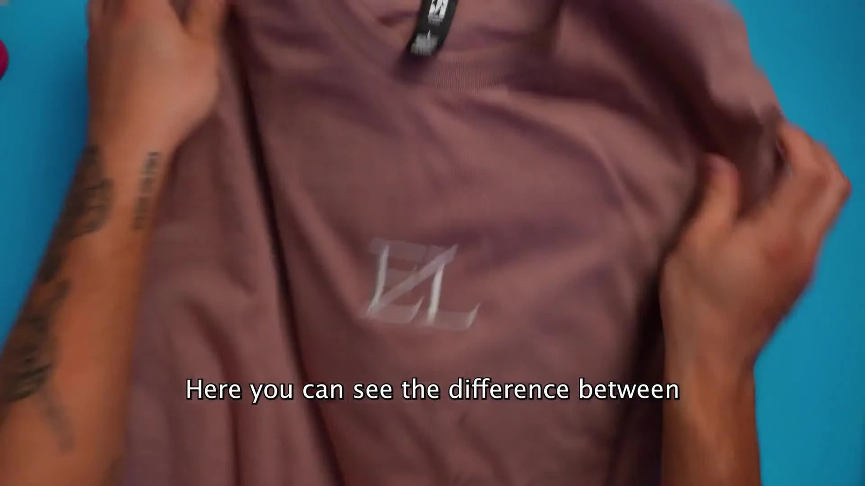A side-by-side comparison shows a smooth, professional embroidery result versus severe puckering caused by incorrect stabilization.