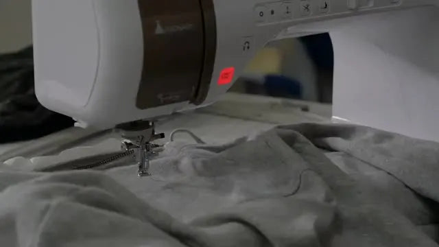 Baby Lock Solaris Snowman Sticker + Projector: Nail Placement on Hoodies, Then Rescue a Project You Unhooped Too Soon