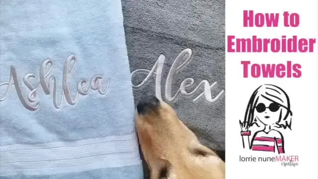 DIY Custom Towels: Easy Embroidery Tutorial for Plush Bath Towels