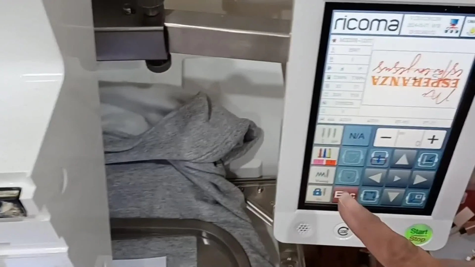 PNG to Clean Stitches on the Ricoma EM1010: Chroma Auto-Digitize, Sweatshirt Hooping, and the Trace Check That Saves You