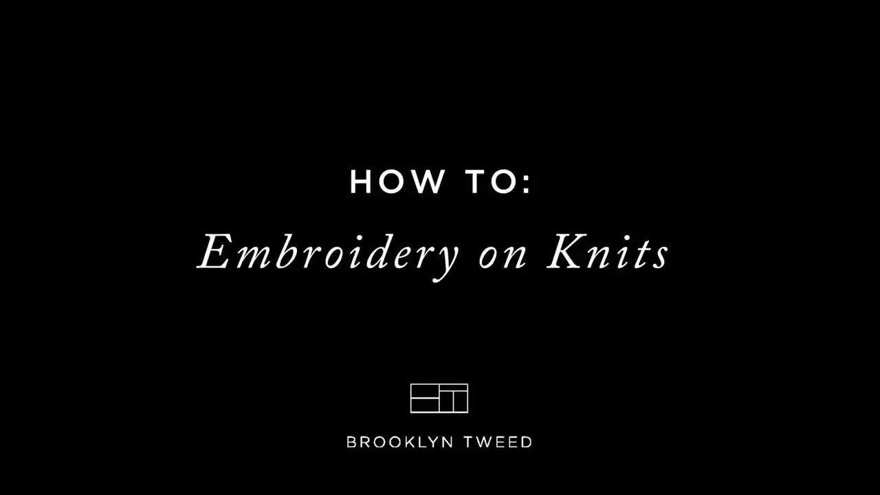 Embroidering on Knits: A Beginner’s Guide to Customization