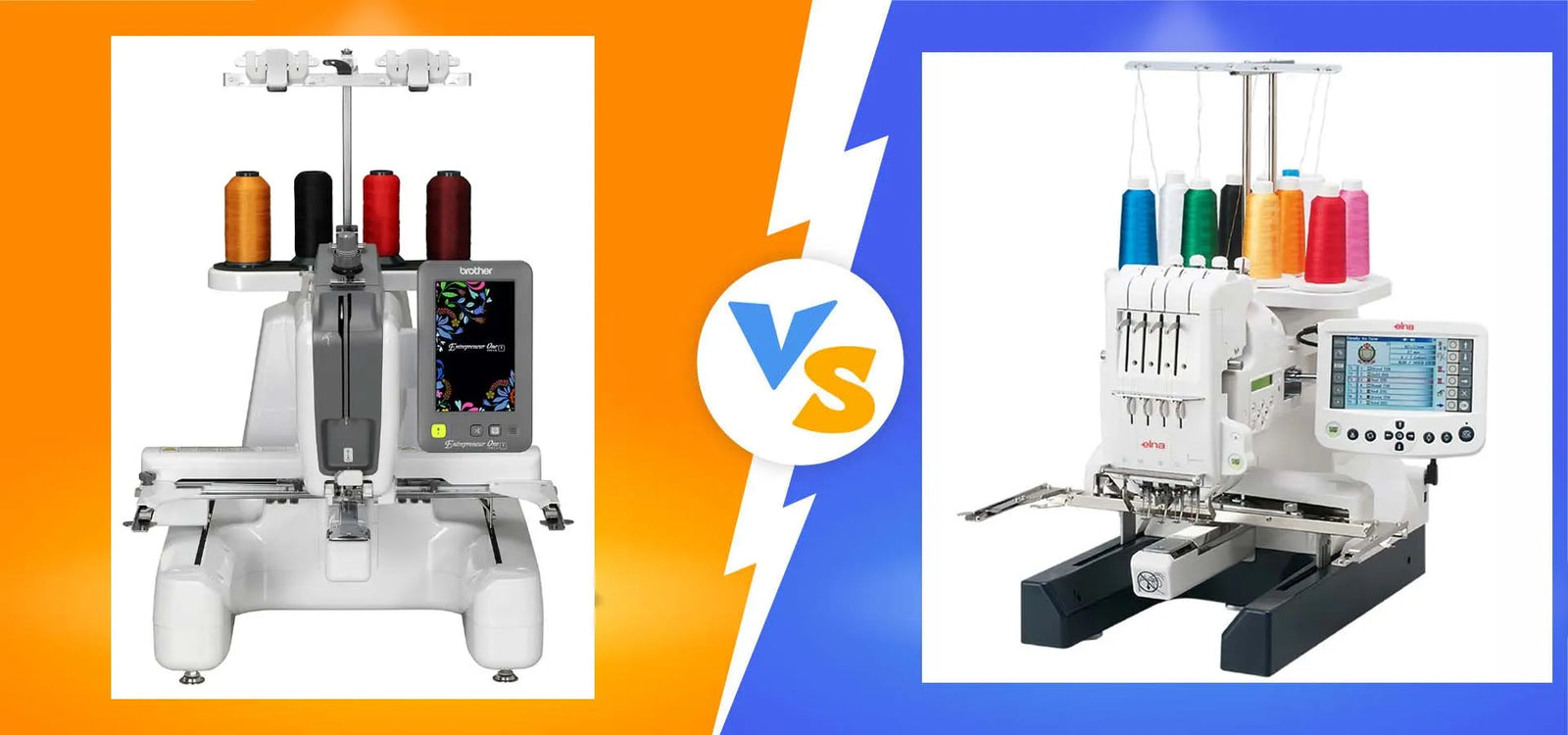 Elna Expressive 940 vs Brother PR1X The Detailed Comparison of Embroidery Machines