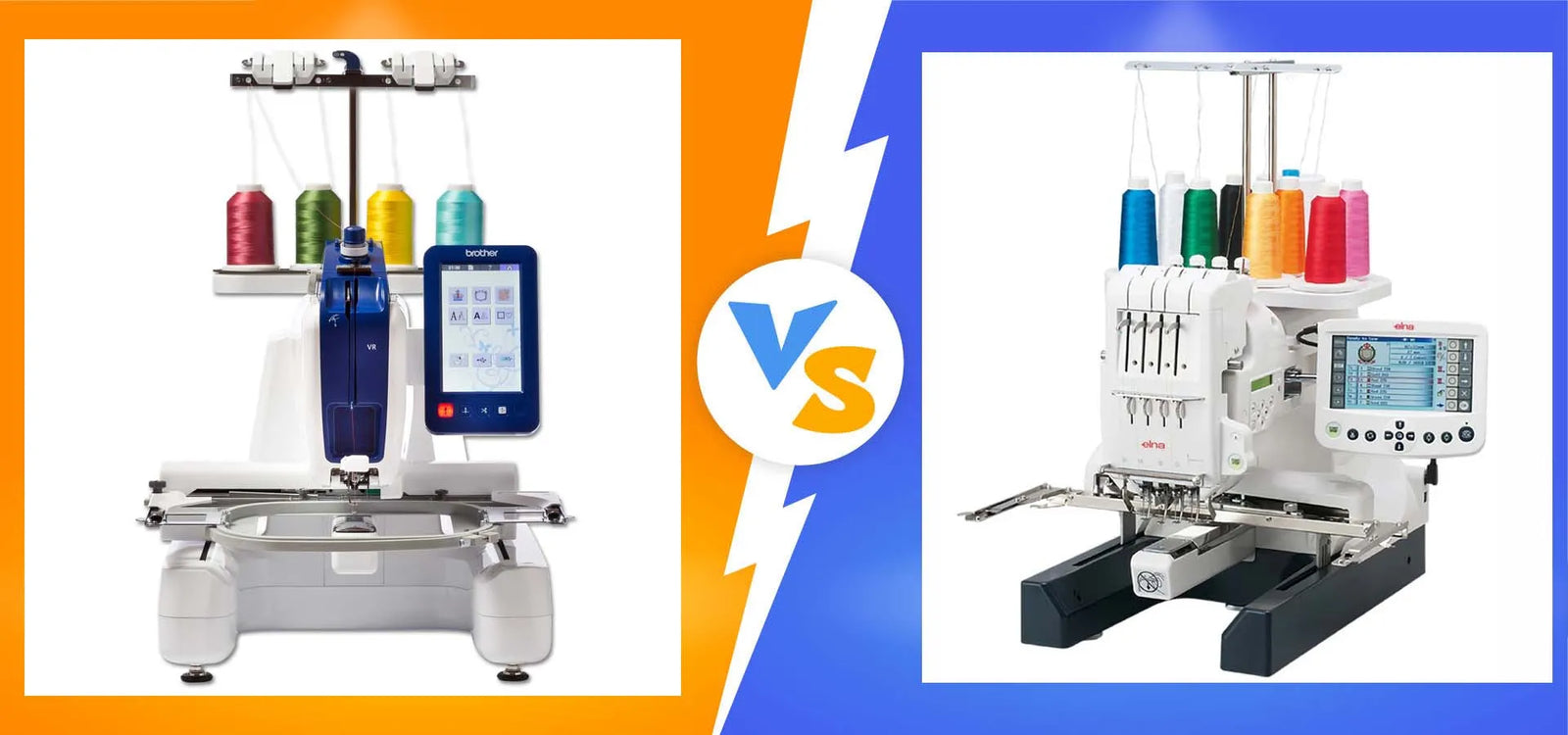 Elna Expressive 940 vs Brother VR The Detailed Comparison of Embroidery Machines