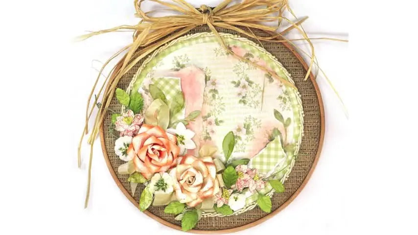 DIY Rustic Wall Hanging: Step-by-Step Hoop & Burlap Art