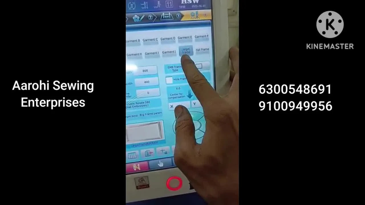 Fixing Dahao “Frame Auto Center” on a Single-Head Embroidery Machine: Measure, Edit the Frame, and Re-Calibrate the True Center