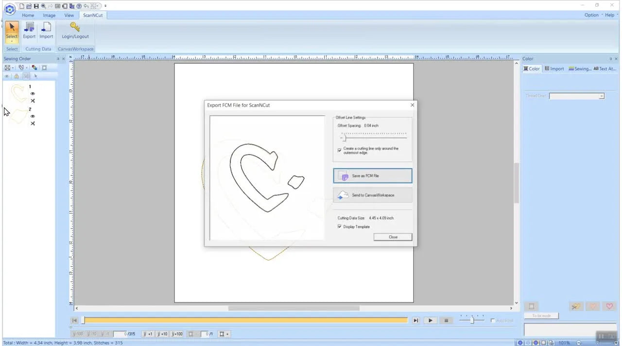 Turn Any SVG into a Clean Appliqué + Stitch File in PE Design 11 (and Export an FCM for Brother ScanNCut Without the Usual Headaches)
