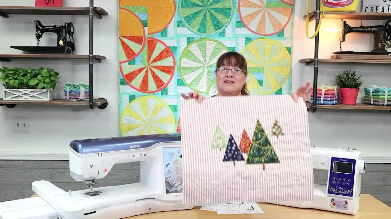 No Software, No Stress: Build a Layered Christmas Tree Appliqué Right on a Brother Embroidery Machine Screen