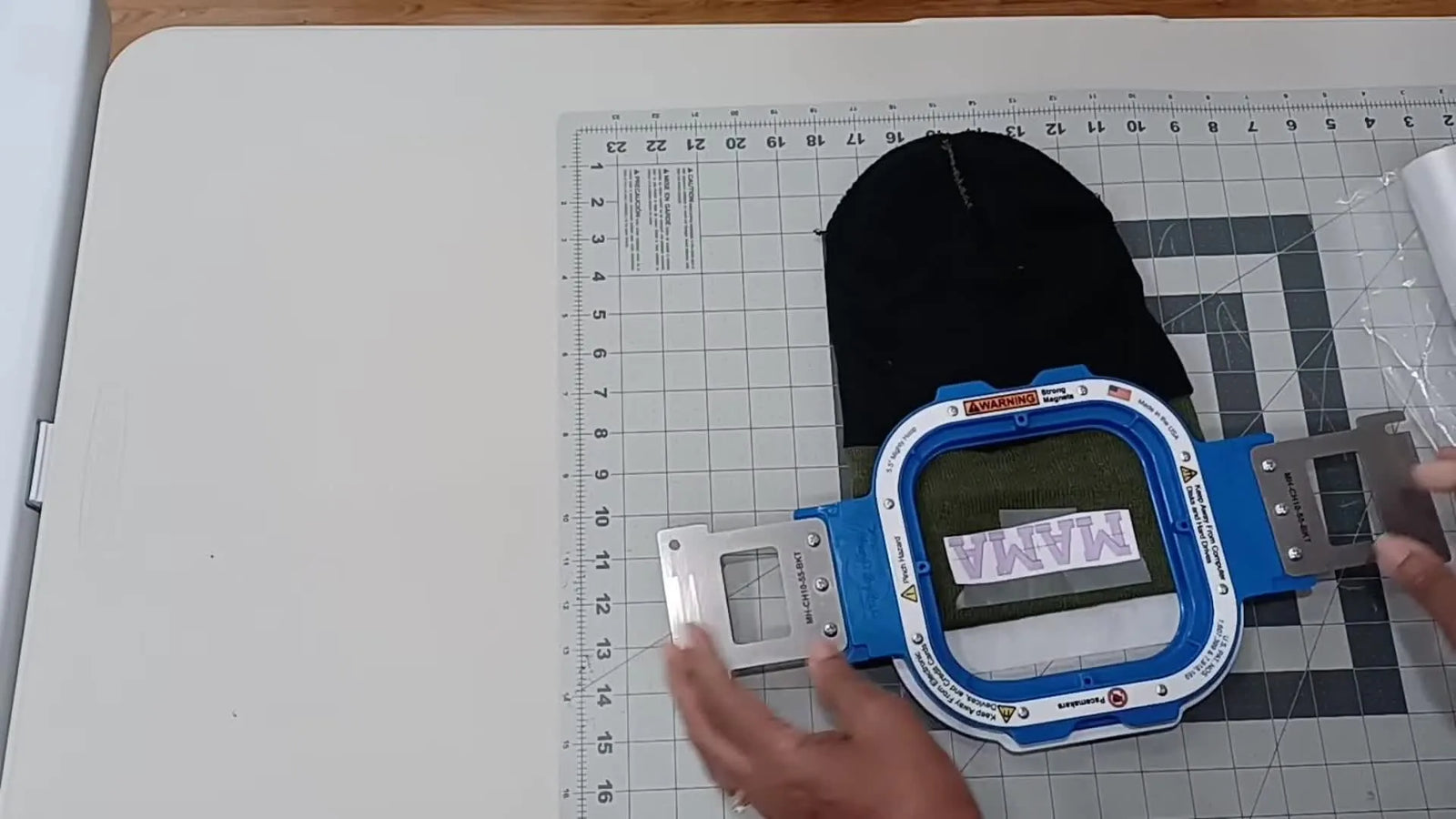 Beanie Embroidery on a Ricoma Multi-Needle Machine: The Inside-Out Magnetic Hoop Method (and the One Mistake That Can Cost You)