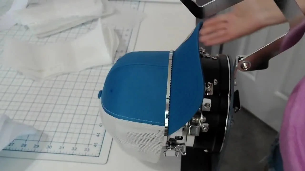 Seamless Hat Embroidery: Hooping Techniques with a Cap Station