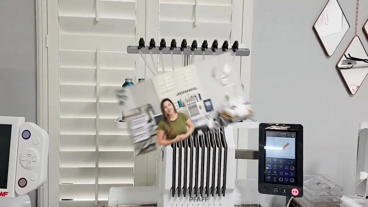 Step-by-Step: How to Thread the Pfaff Platinum MN 1000 Embroidery Machine