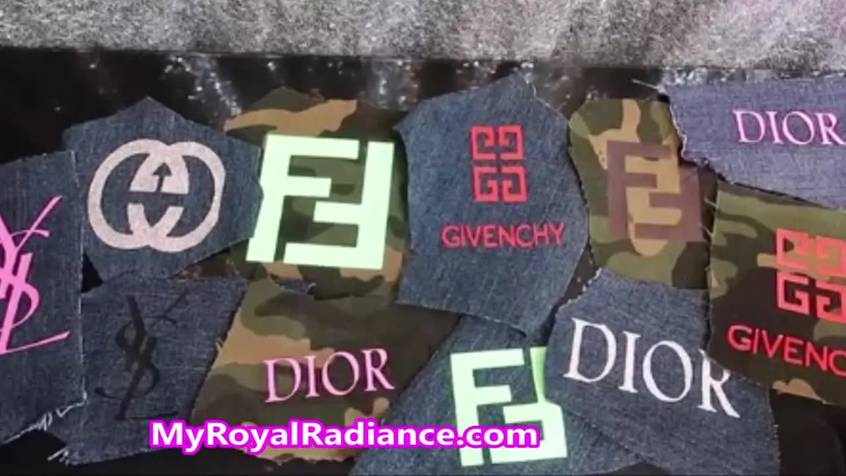 DIY Designer Patches with Heat Transfer Vinyl â Upcycle Old Denim in Style