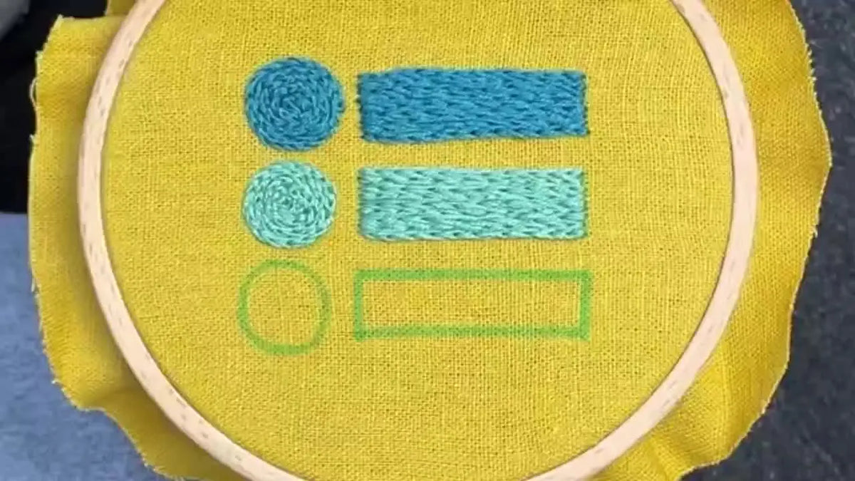 Split Back Stitch: The Ultimate Guide to Filling Shapes in Embroidery