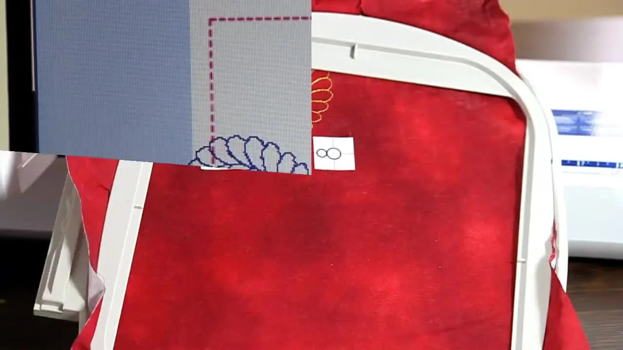 Never Hoop Straight Again: Brother Quattro 2 “Infinity Technology” Camera Alignment with Snowman Stickers (Plus the Border Hoop Trick)