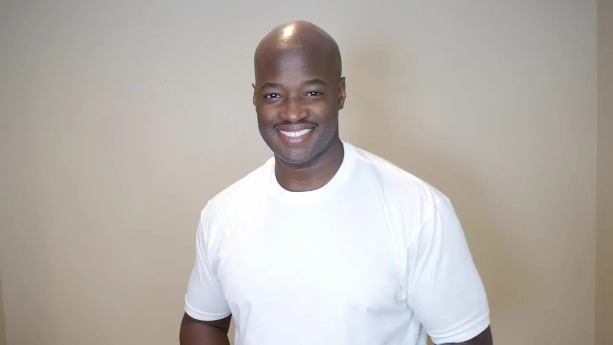 Presenter smiling in workshop