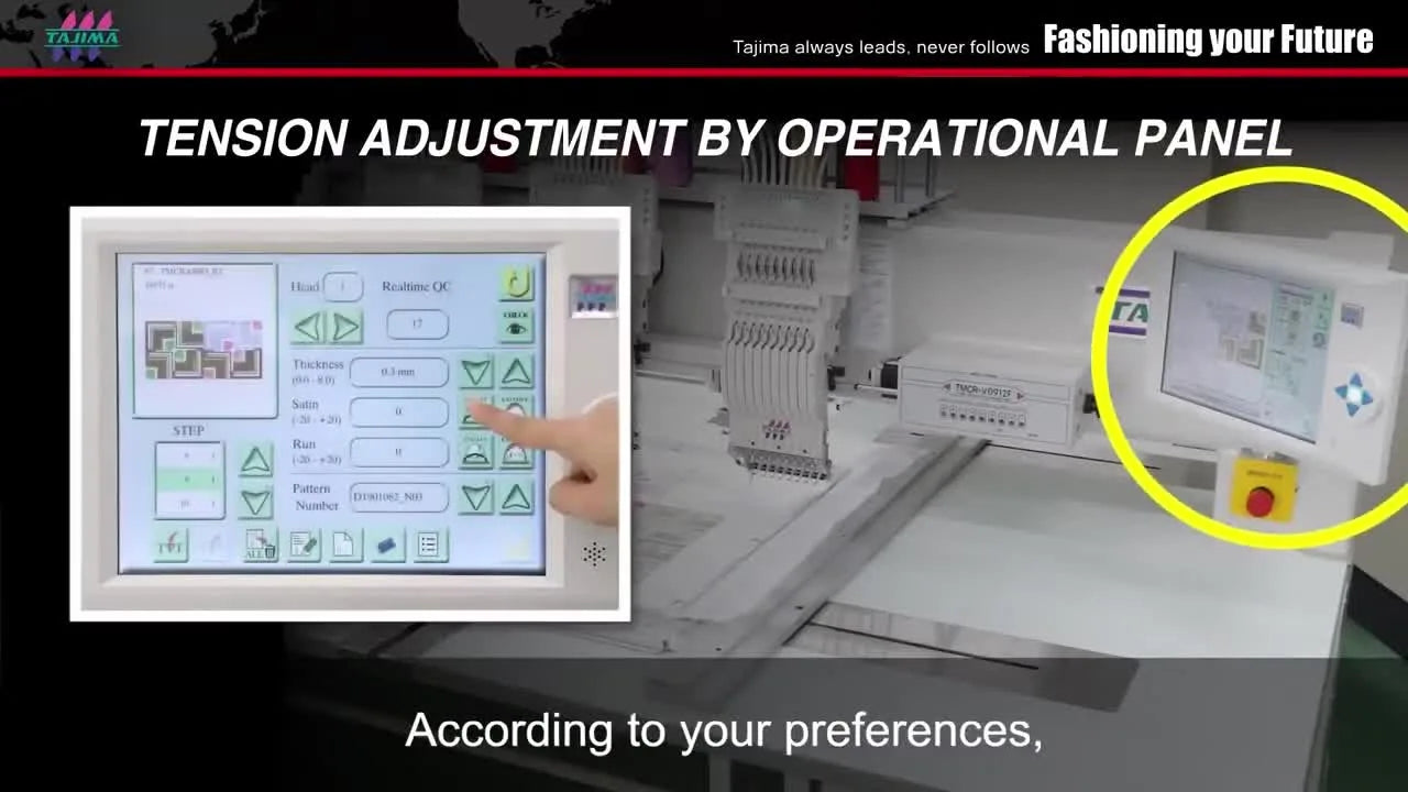 Tajima i-TM Thread Tension Control: Stop Chasing Satin vs. Running Sti ...