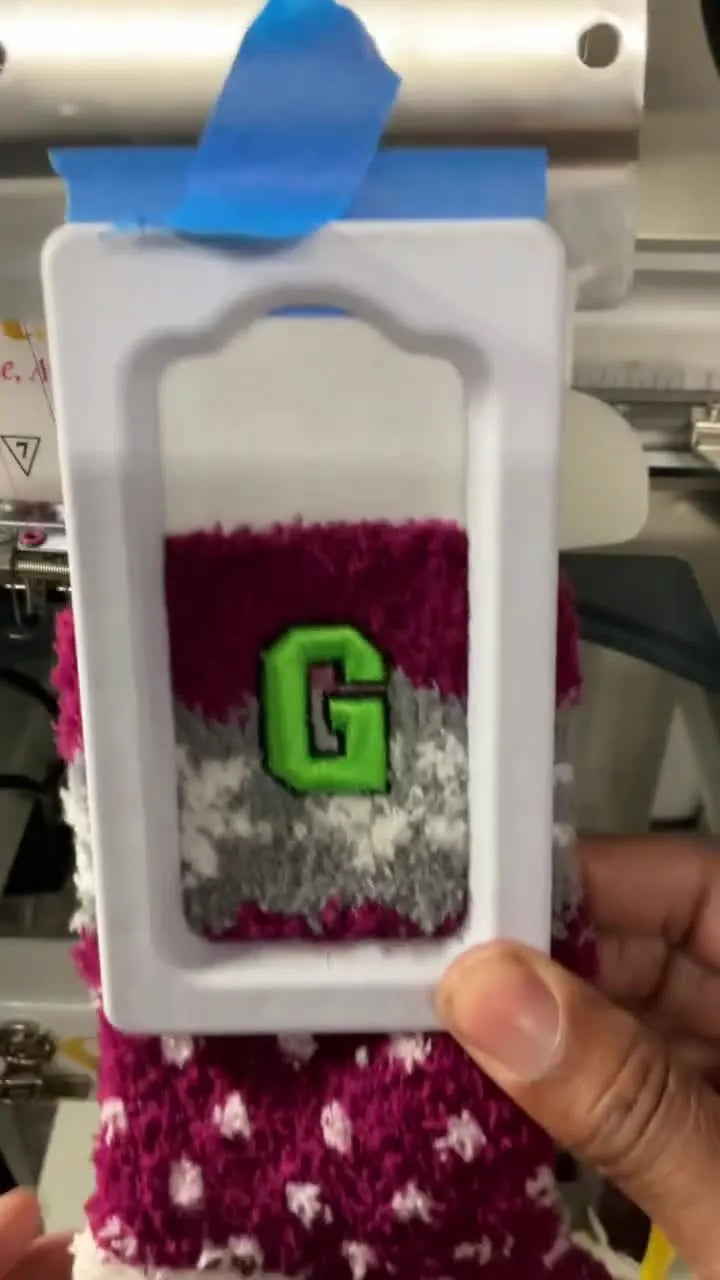 3D Puff Lettering on Fuzzy Socks with the Smart Stitch S1501: Magnetic Hoop Setup That Won’t Slip, Strike, or Flatten Your Foam