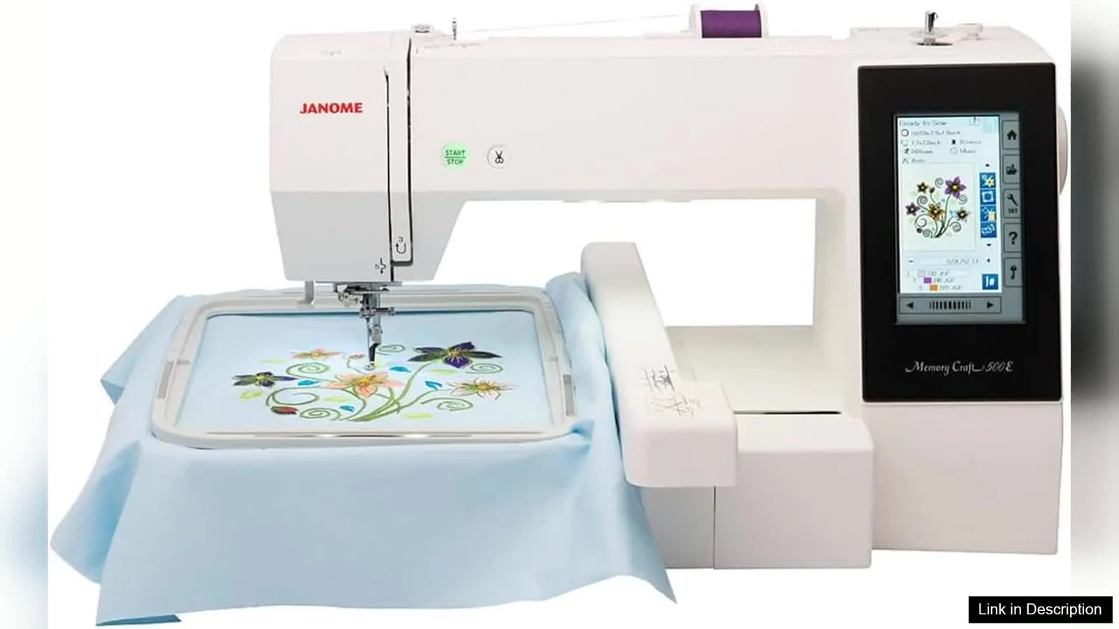 Janome Memory Craft 500E Limited Edition: imposta una volta, ricama con sicurezza (e smetti di lottare con il telaio)