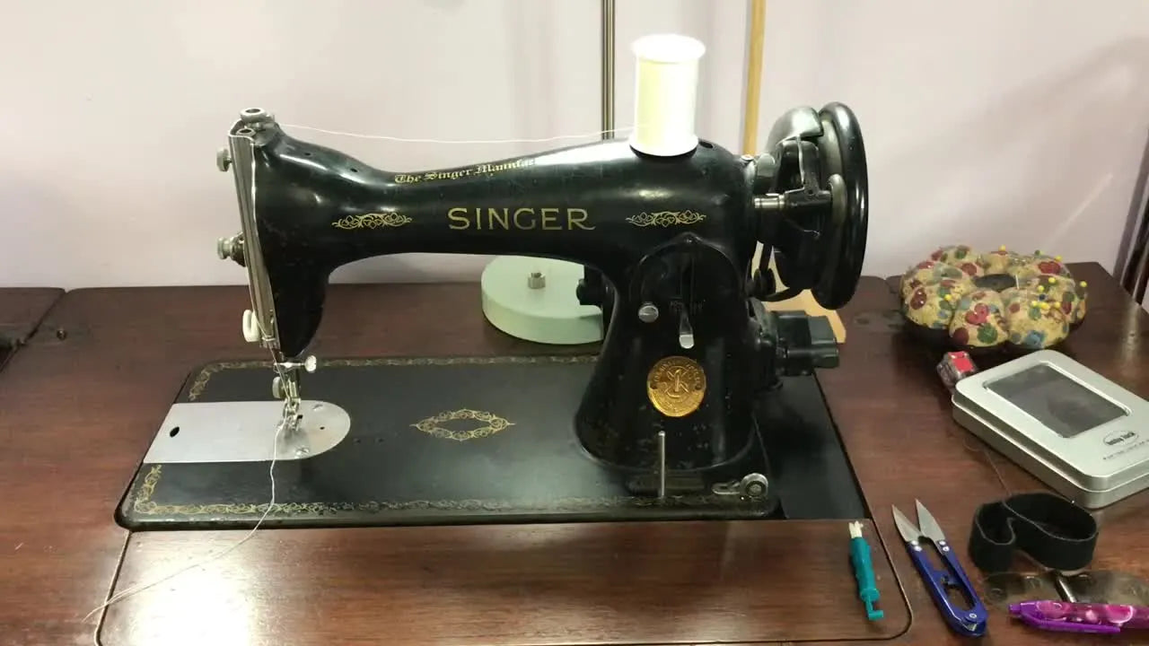 How to Thread a Vintage Singer 15-90 Sewing Machine: Step-by-Step Guide