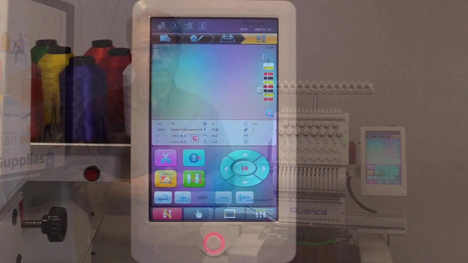 Run the Avancé 1501C 2020 Touchscreen Like a Pro: Faster Job Loading, Safer Hooping, Cleaner Lettering