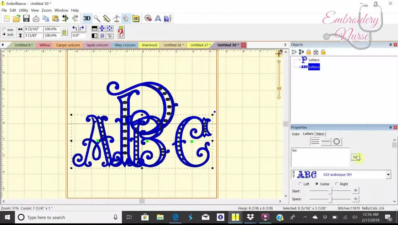 Create Stunning Monograms in Embrilliance: Step-by-Step Tutorial